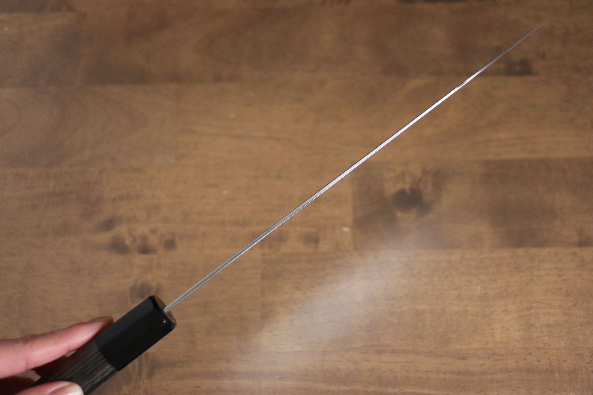 佳人 コバルトスペシャル鋼 ダマスカス 牛刀包丁  240mm グレー合板柄 - 清助刃物