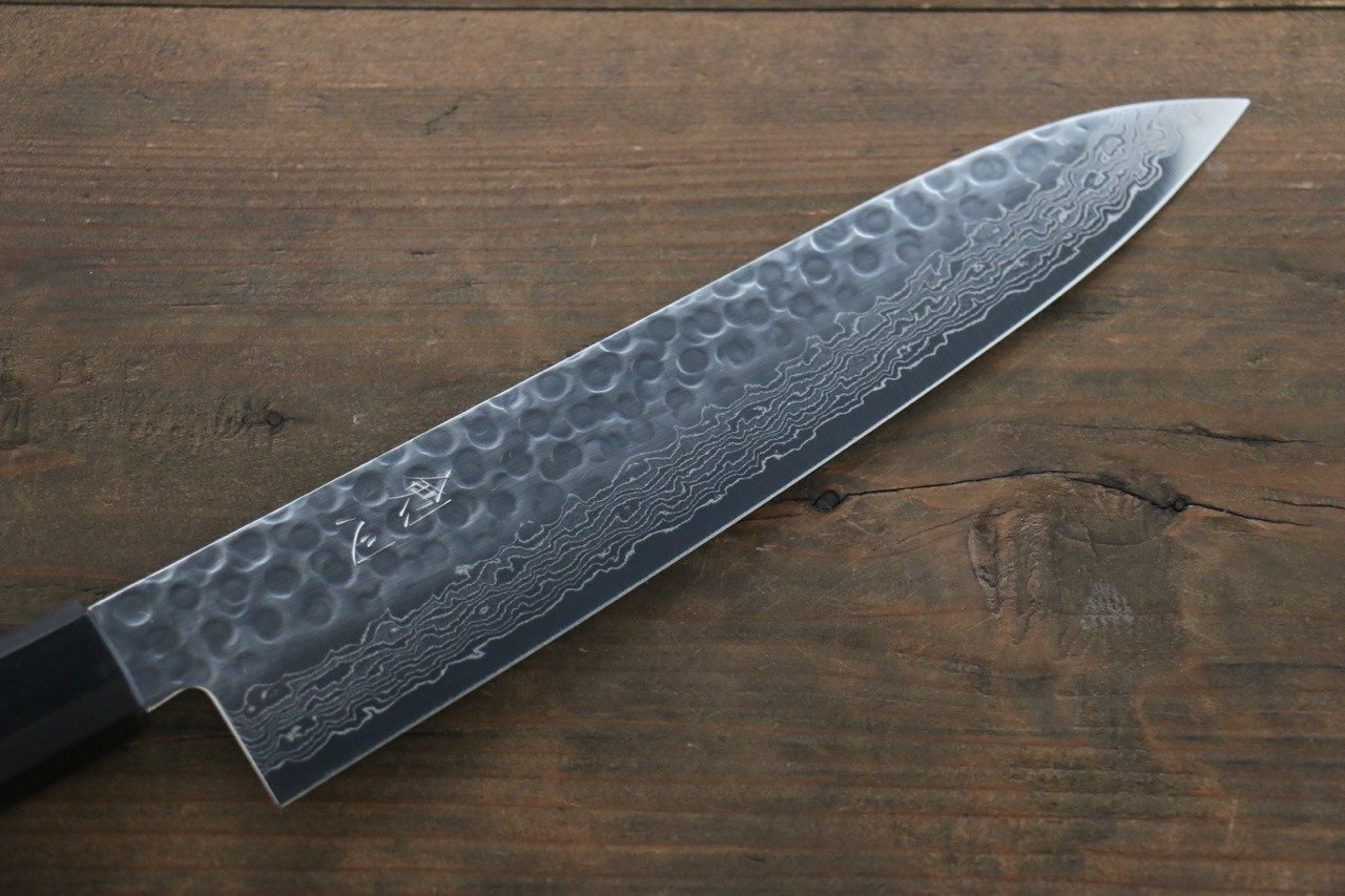 清助 AUS10 牛刀包丁 180mm 紫檀柄 - 清助刃物