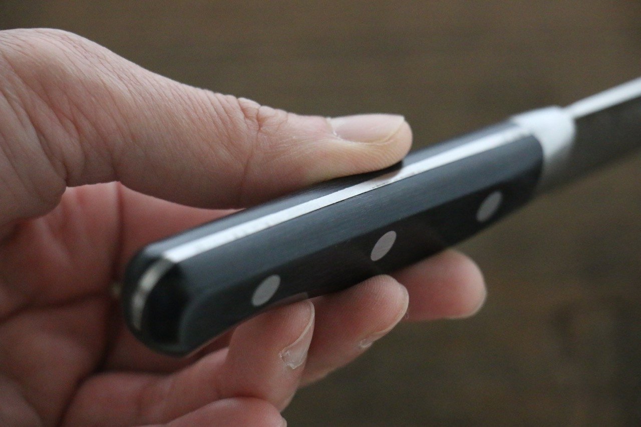 堺 孝行 AUS10 45層 鏡面仕上げ ダマスカス ペティーナイフ  80mm - 清助刃物