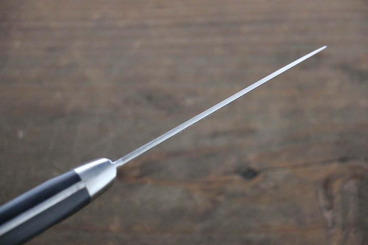 堺 孝行 AUS10 45層 鏡面仕上げ ダマスカス ペティーナイフ  80mm - 清助刃物