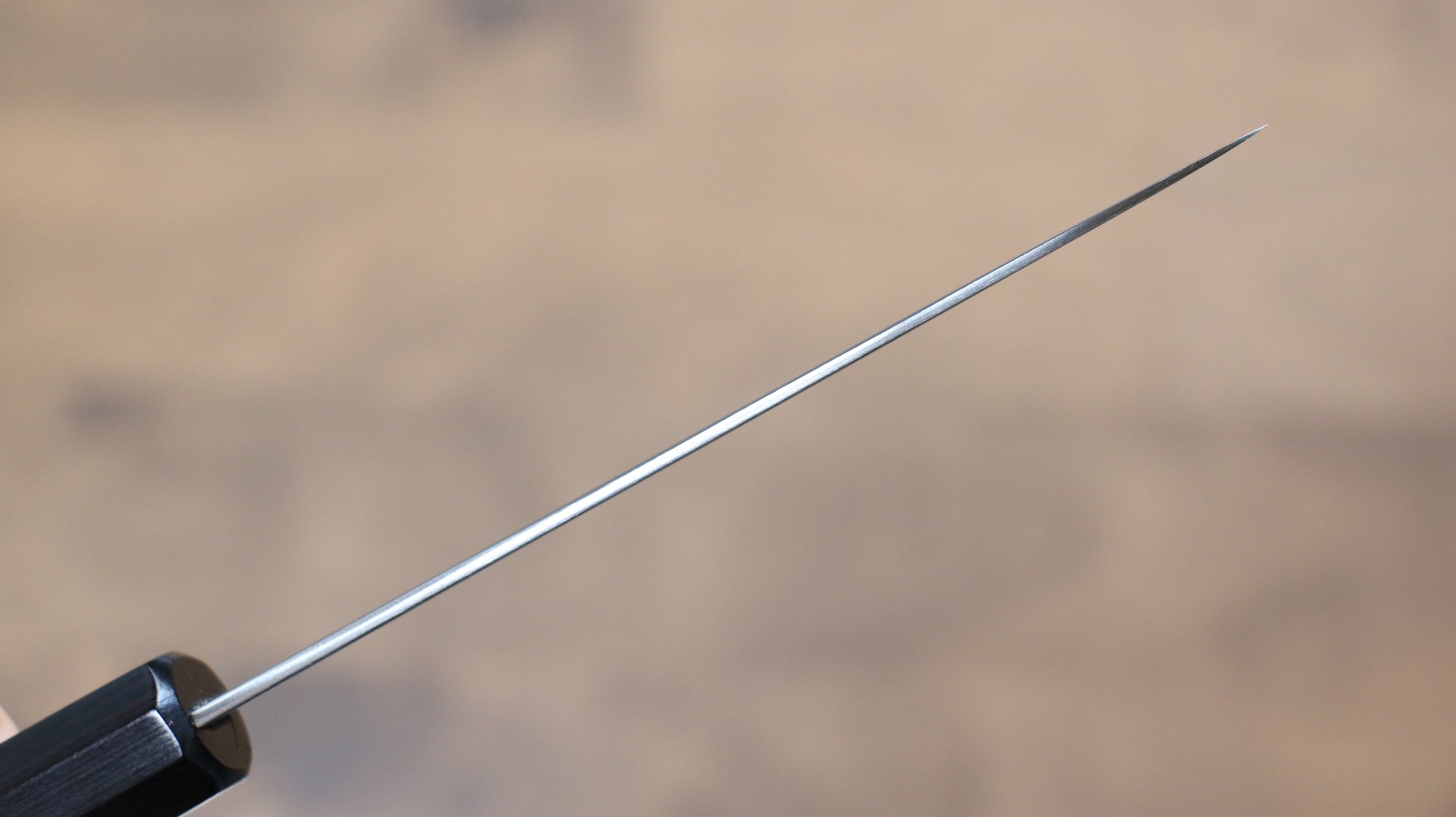 寛丈 V金10号 ダマスカス ペティーナイフ  120mm グレー合板柄 - 清助刃物