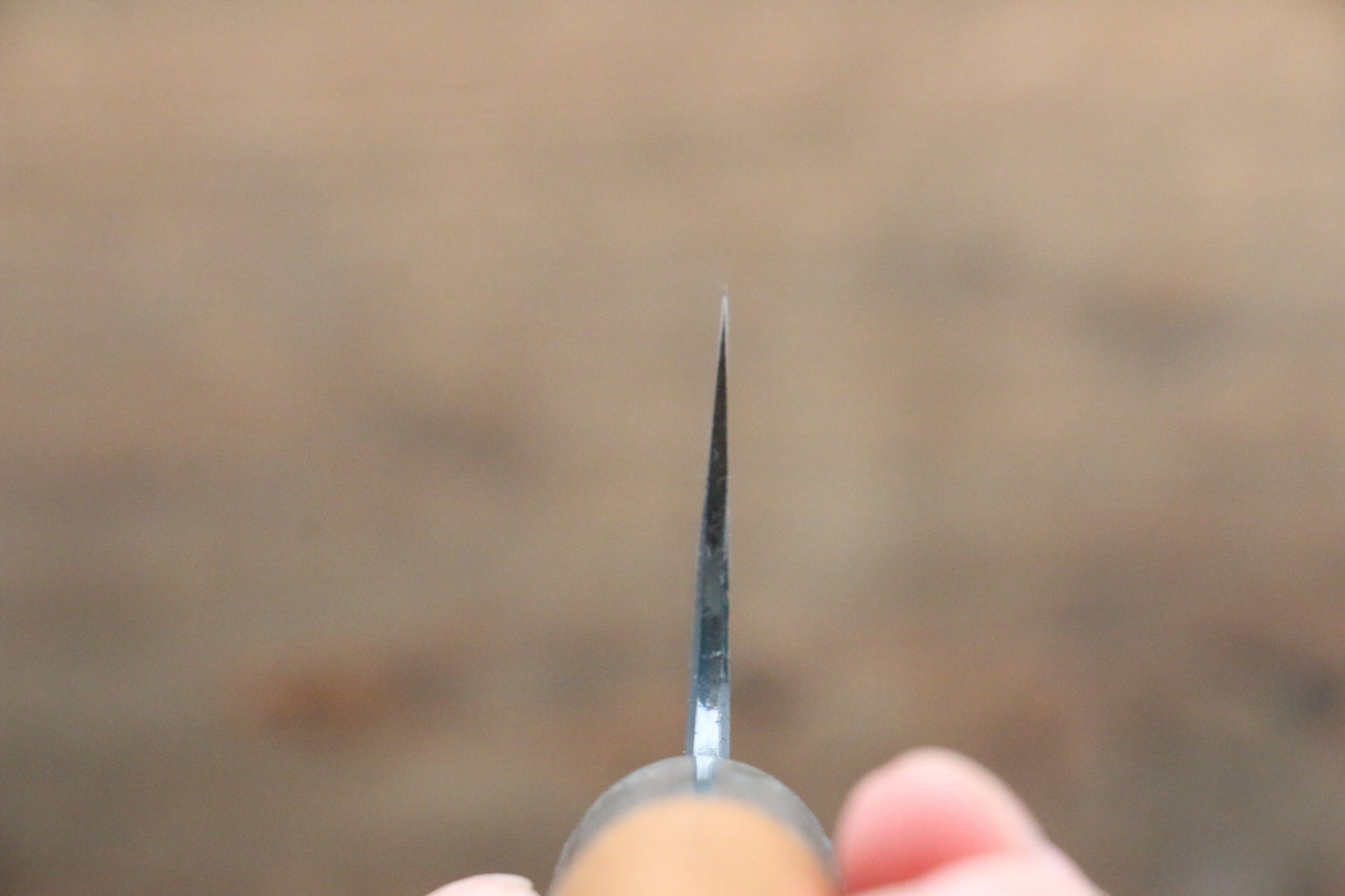 昌景 水 青ニ鋼 黒仕上げ 牛刀包丁 210mm アメリカンチェリー柄 - 清助刃物