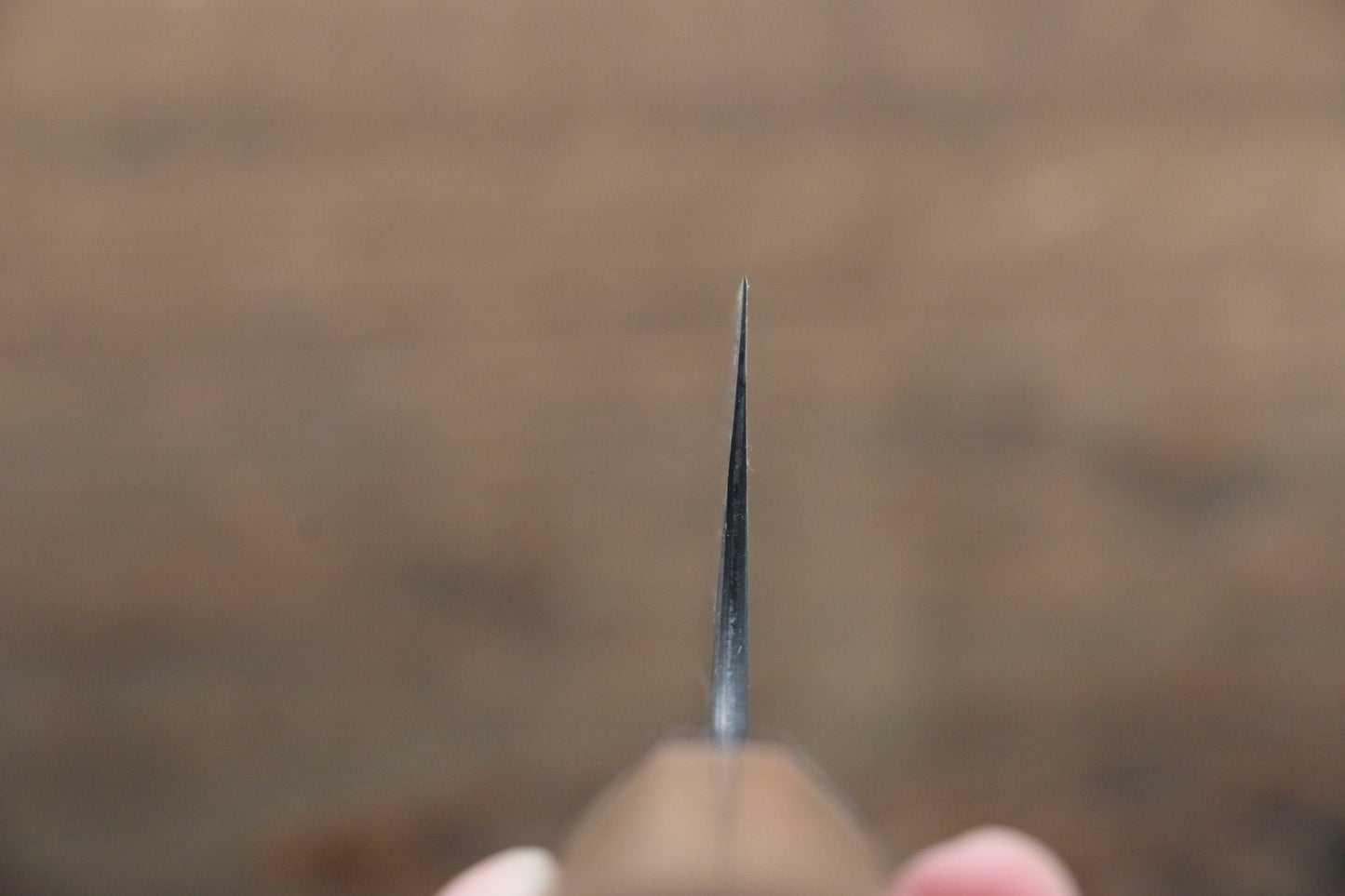 昌景 小石 青スーパー鋼 黒仕上げ 牛刀包丁 210mm アメリカンチェリー柄 - 清助刃物