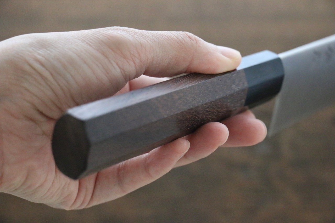 佑成 SG2 3層 牛刀包丁 210mm 紫檀柄 - 清助刃物