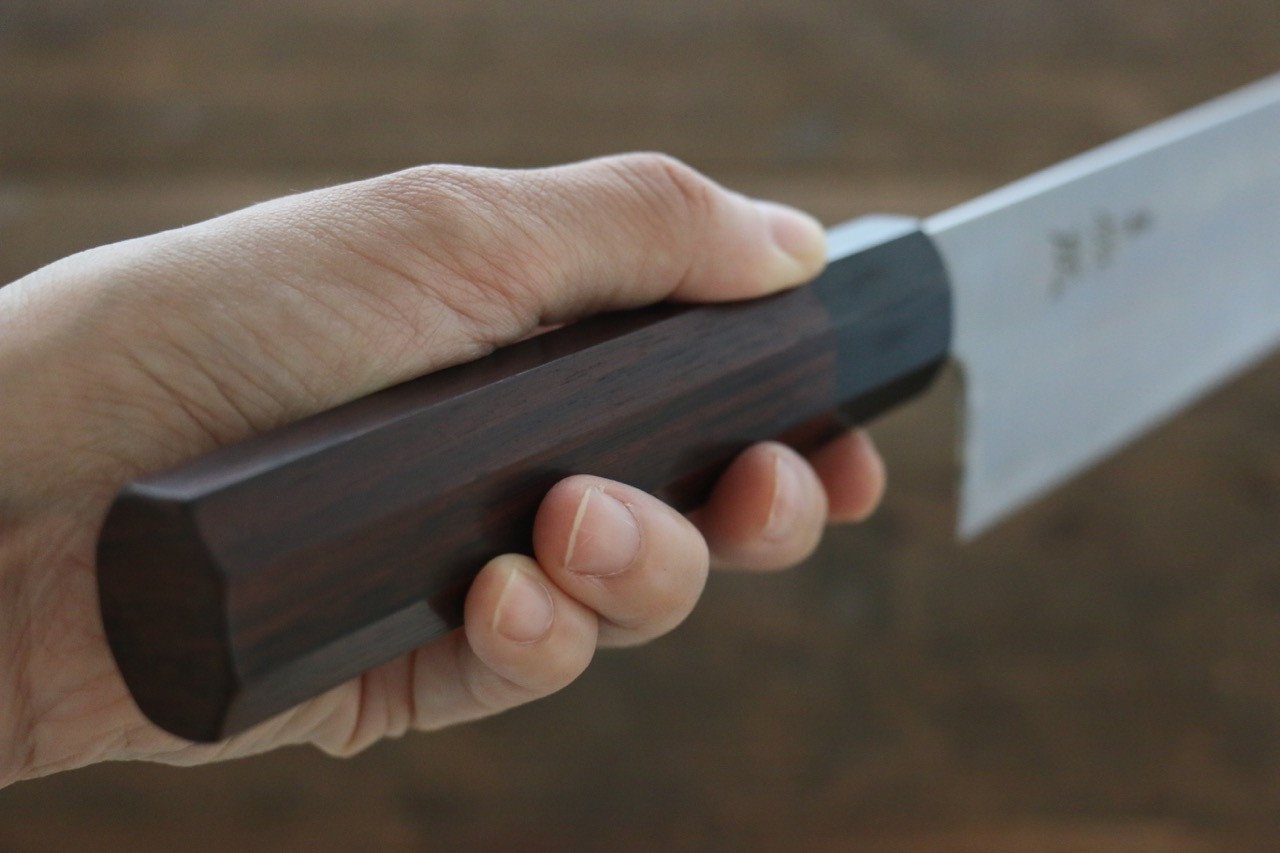 佑成 SG2 3層 切付牛刀包丁 270mm 紫檀柄 - 清助刃物