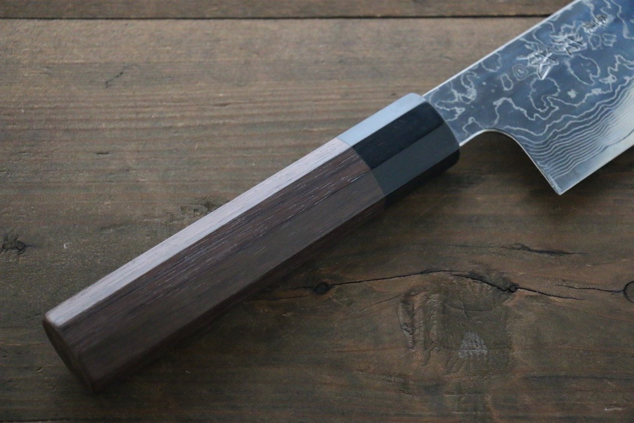 佑成 SG2 ダマスカス 切付牛刀包丁  270mm 紫檀柄 - 清助刃物