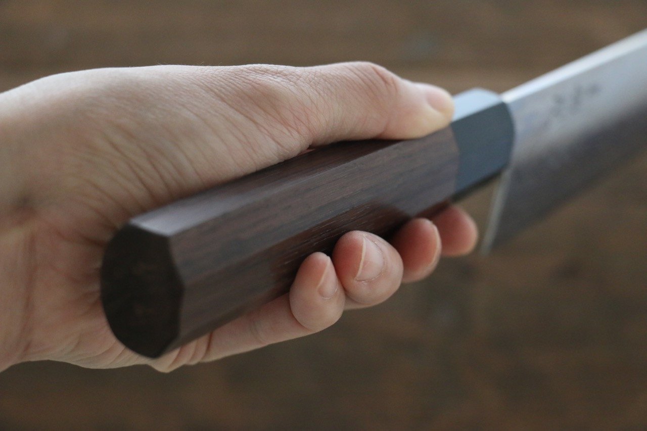 佑成 SG2 ダマスカス 切付牛刀包丁  270mm 紫檀柄 - 清助刃物