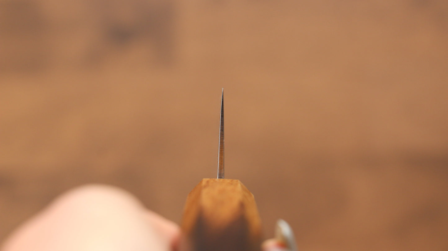 佳人 コバルトスペシャル鋼 ダマスカス 牛刀包丁  210mm 樫焼目八角柄 - 清助刃物