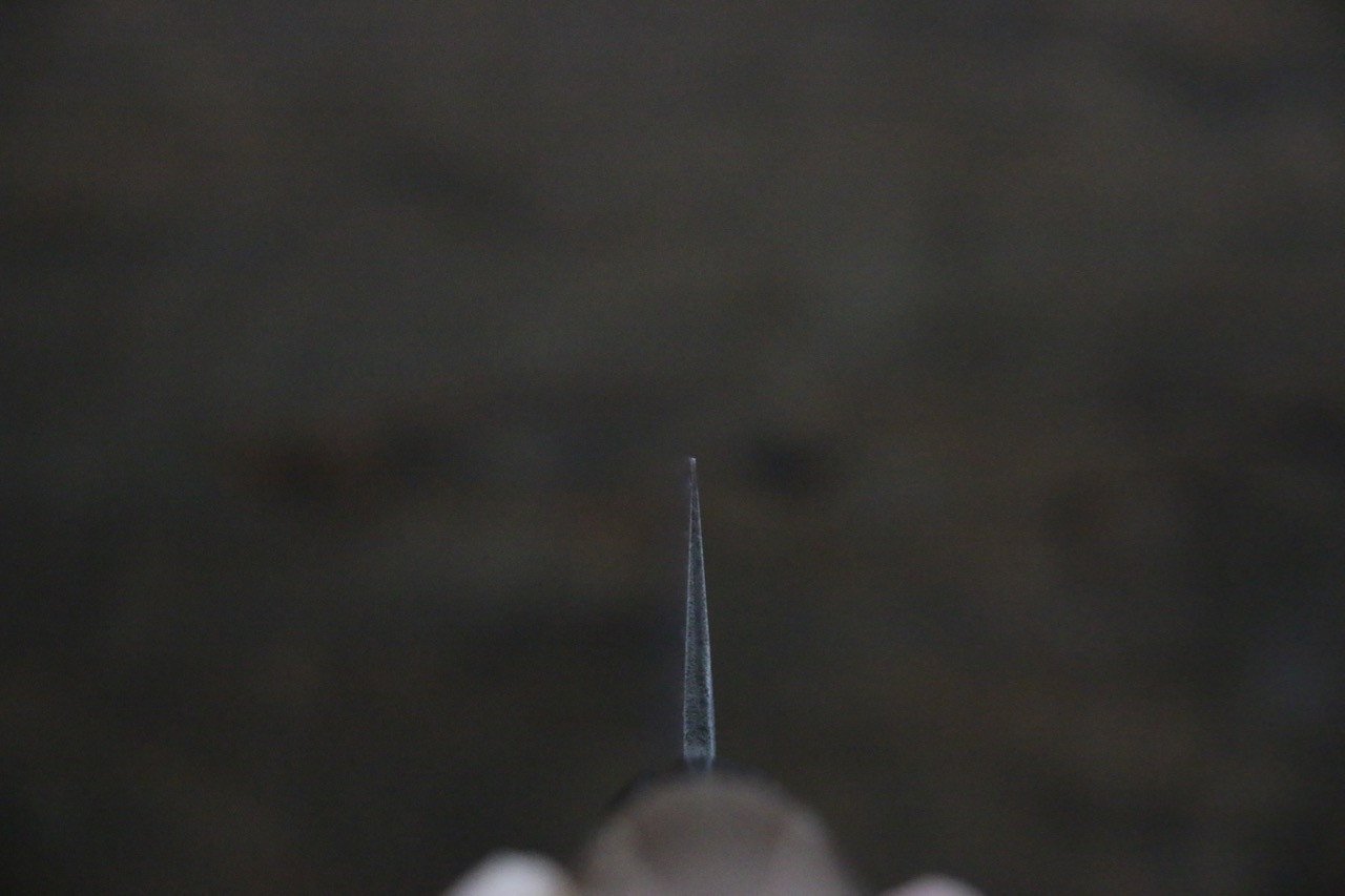 清助 青ニ鋼 梨地 開き包丁 165mm 栗柄 - 清助刃物