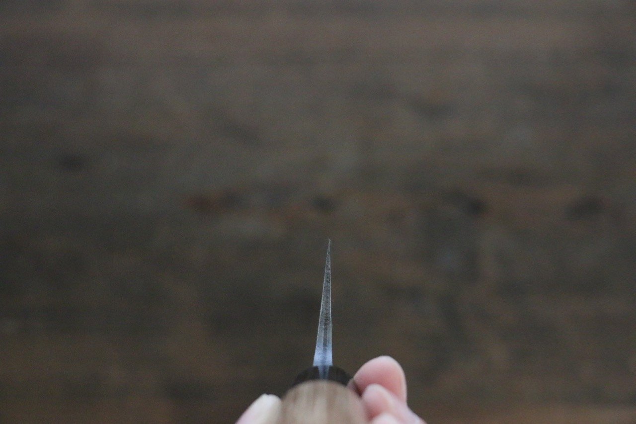 清助 青ニ鋼 梨地 牛刀包丁 210mm 栗柄 - 清助刃物