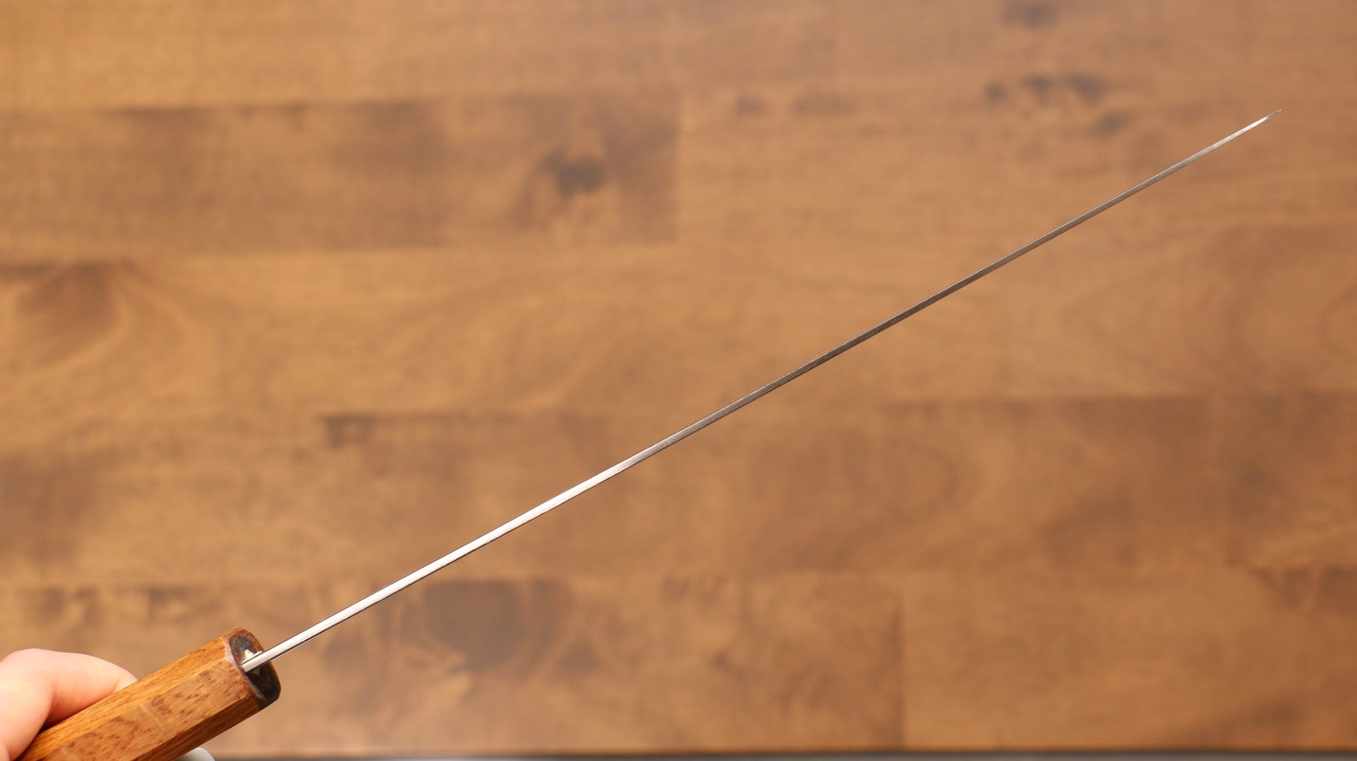 佳人 コバルトスペシャル鋼 ダマスカス 牛刀包丁  240mm 樫焼目八角柄 - 清助刃物