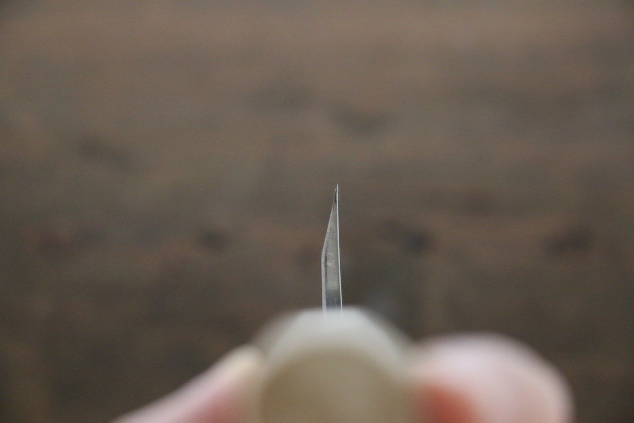 佑成 青ニ鋼 本霞 身卸出刃 朴柄 - 清助刃物