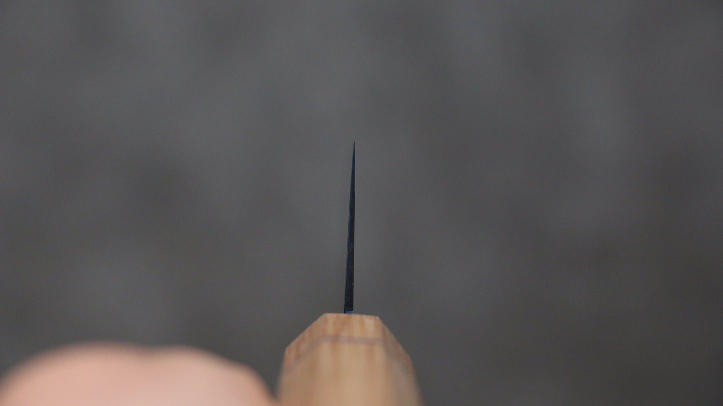 清助 SK-85鋼 イオンプレーティング 切付三徳包丁 180mm ホワイトウッド柄 - 清助刃物