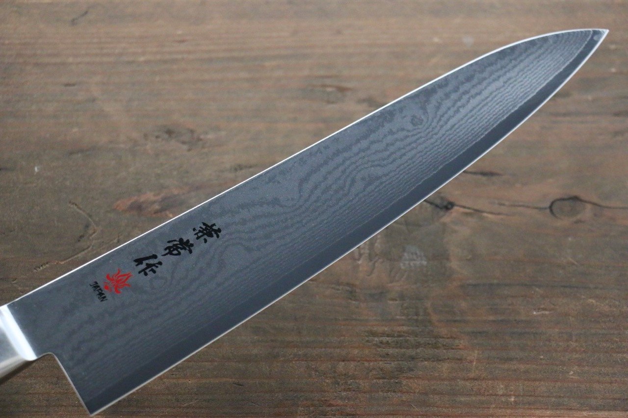 兼常 VG10 33層 ダマスカス 牛刀包丁 210mm 合板柄 - 清助刃物