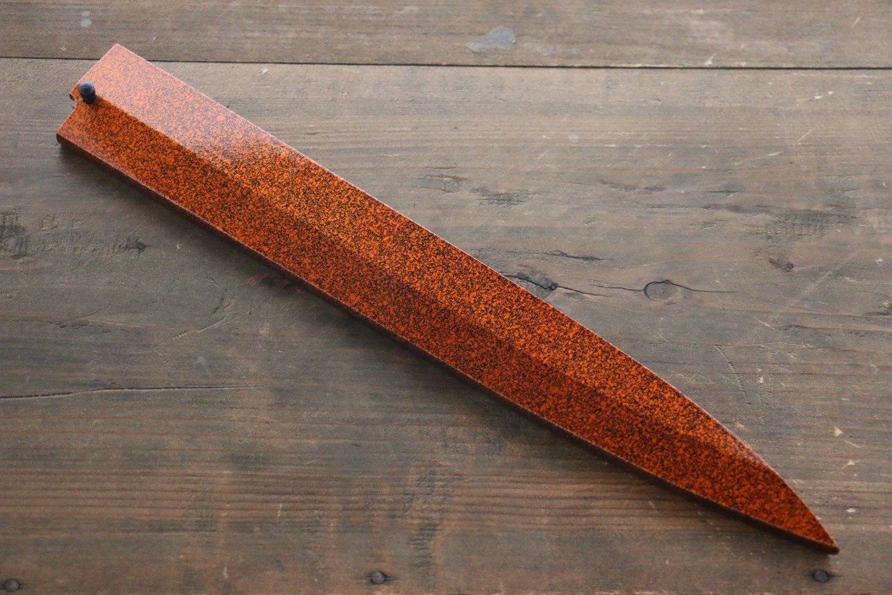 光 鞘 柳刃包丁 黒合板ピン付き-300mm - 清助刃物