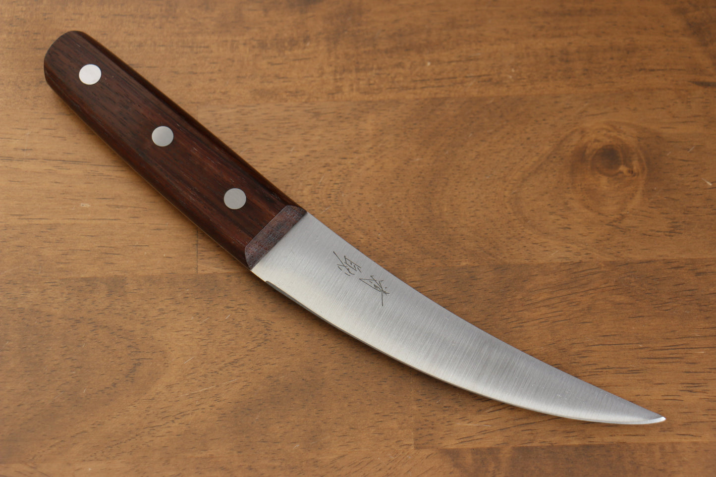 清助 山賊 日本鋼 頭取(小) 150mm 紫檀柄 - 清助刃物