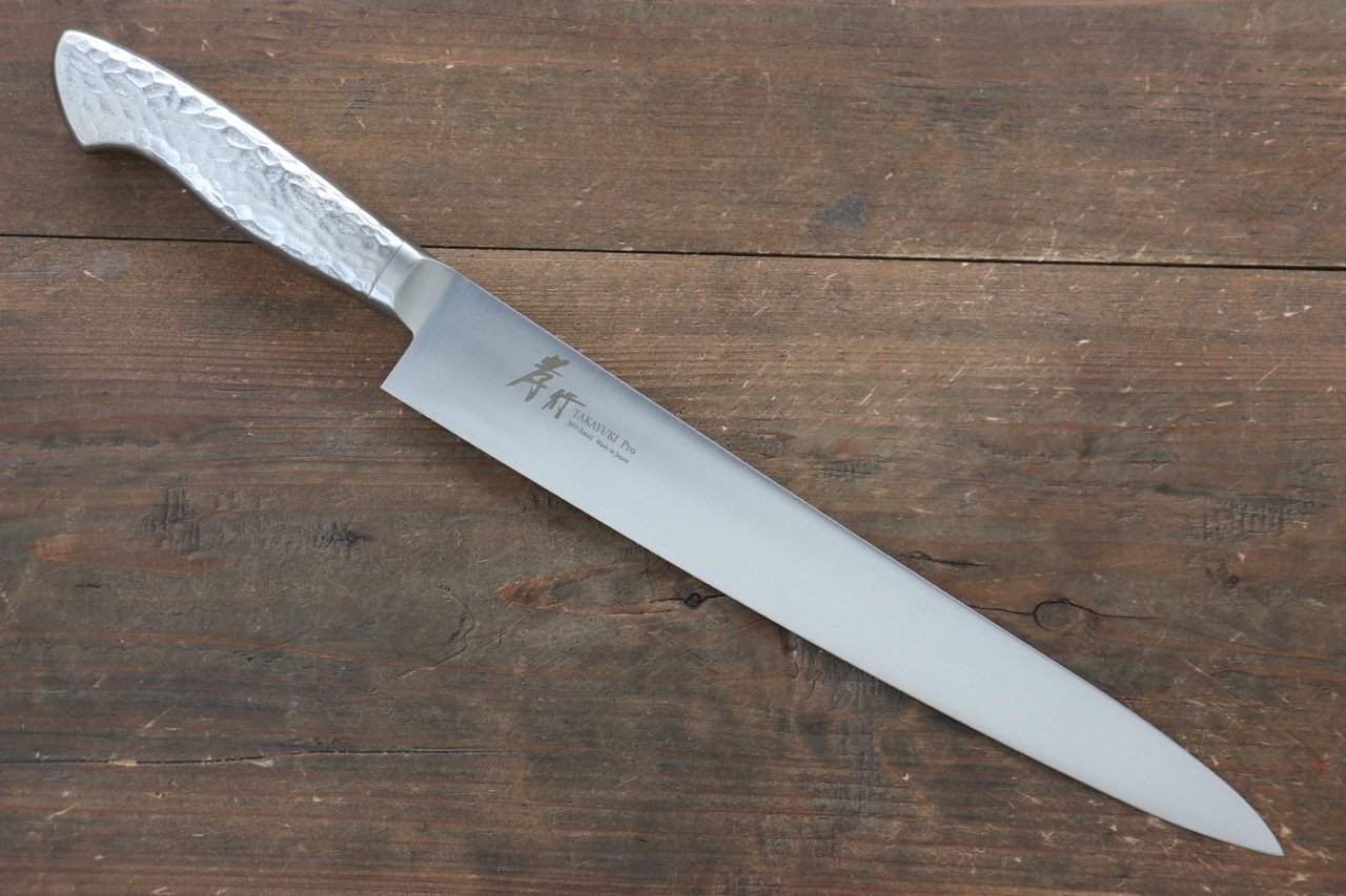 堺 孝行 INOXプロ モリブデン鋼 筋引包丁 270mm - 清助刃物