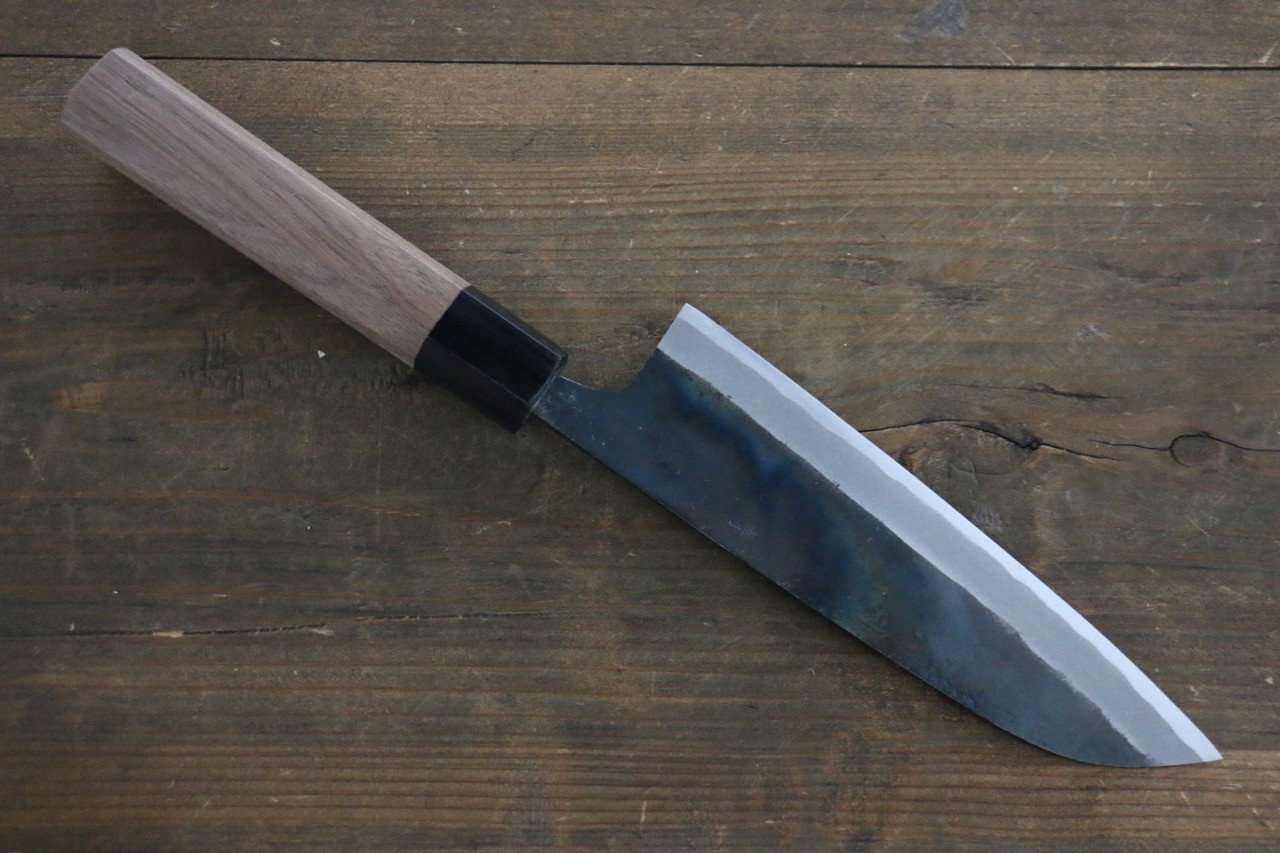 堺 孝行 青ニ鋼 黒打 三徳包丁 170mm - 清助刃物