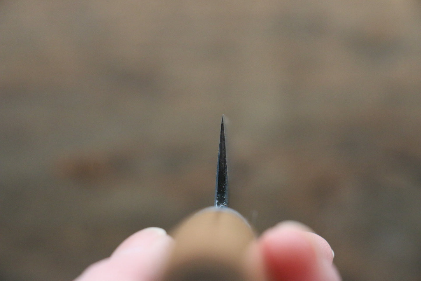 昌景 水 青ニ鋼 黒仕上げ ペティーナイフ 150mm アメリカンチェリー柄 - 清助刃物