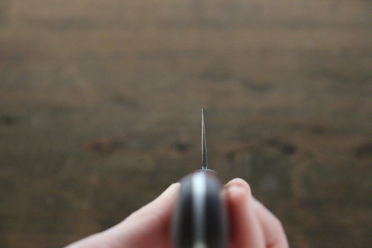 清助 VG10 33層 ダマスカス 三徳包丁  180mm マホガニー柄 - 清助刃物