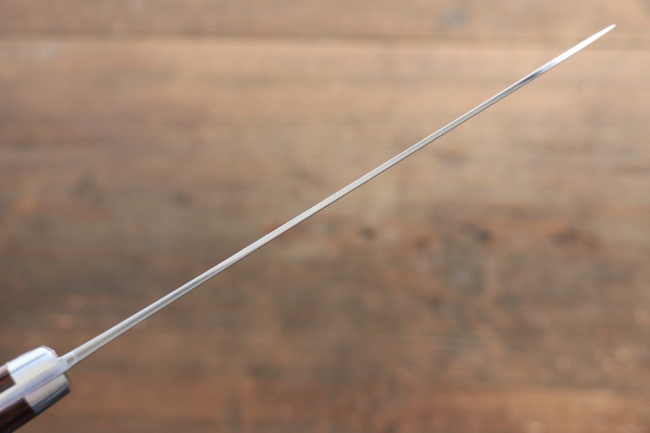 訓平 鍛造 V金1号 ダマスカス 三徳包丁  170mm マホガニー柄 - 清助刃物