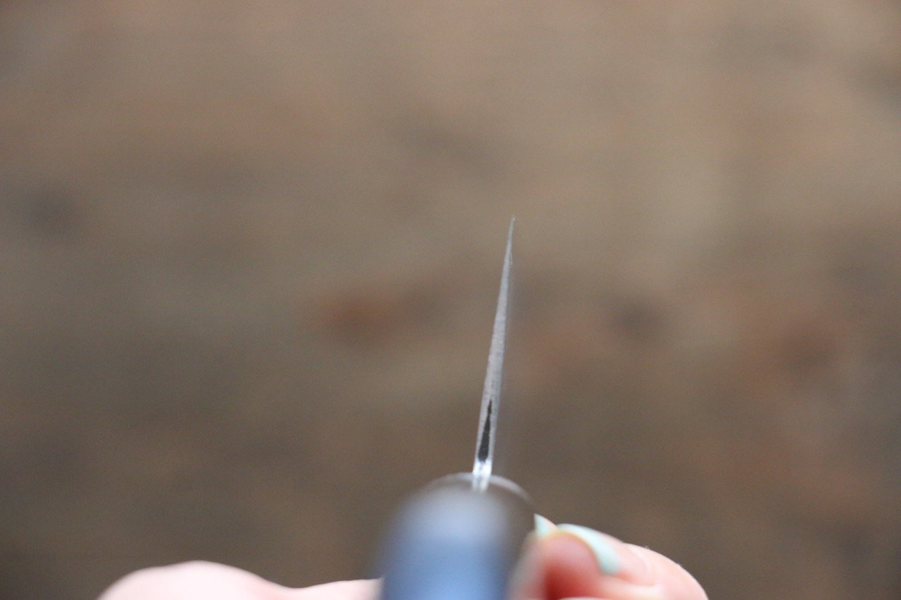 訓平 彩流(さいりゅう) V金10号 ダマスカス 三徳包丁  170mm 合板柄 - 清助刃物