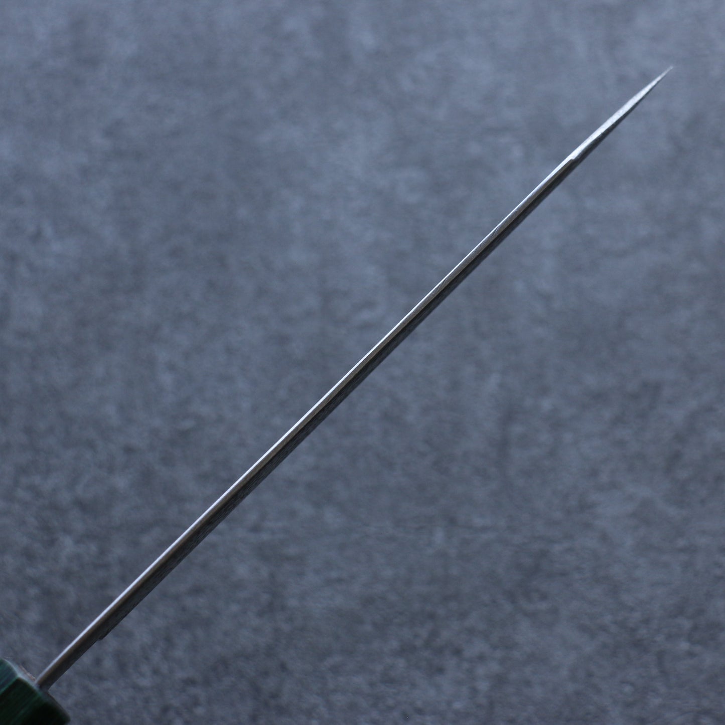 清助 青スーパー鋼 鎚目 文化包丁 185mm ウォルナット (両側緑口輪)柄 - 清助刃物