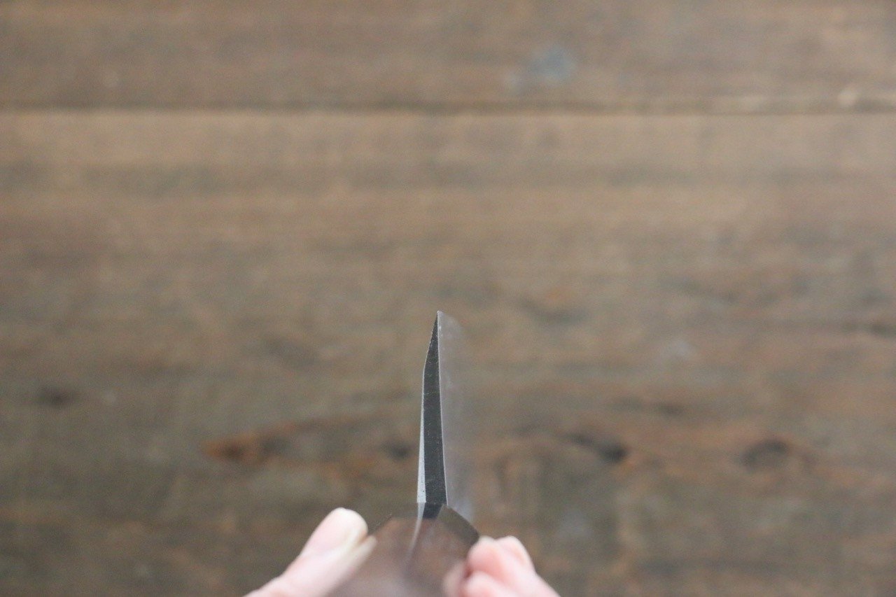 北岡 英雄 白ニ鋼 ダマスカス 出刃包丁  180mm 紫檀柄 - 清助刃物