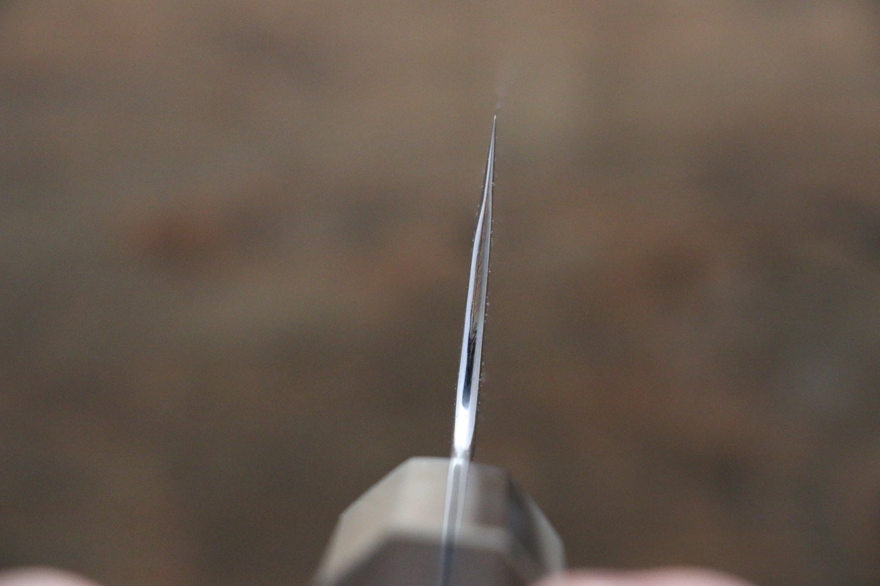 佑成 SG2 ダマスカス 牛刀包丁  240mm 両側リング付き黒檀柄 - 清助刃物