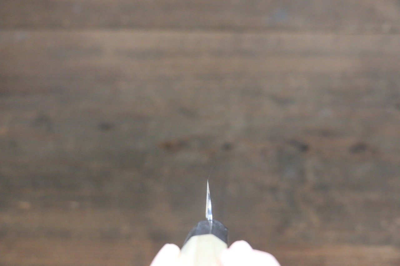 清助 白ニ鋼 柳刃包丁  270mm 紫檀柄 - 清助刃物