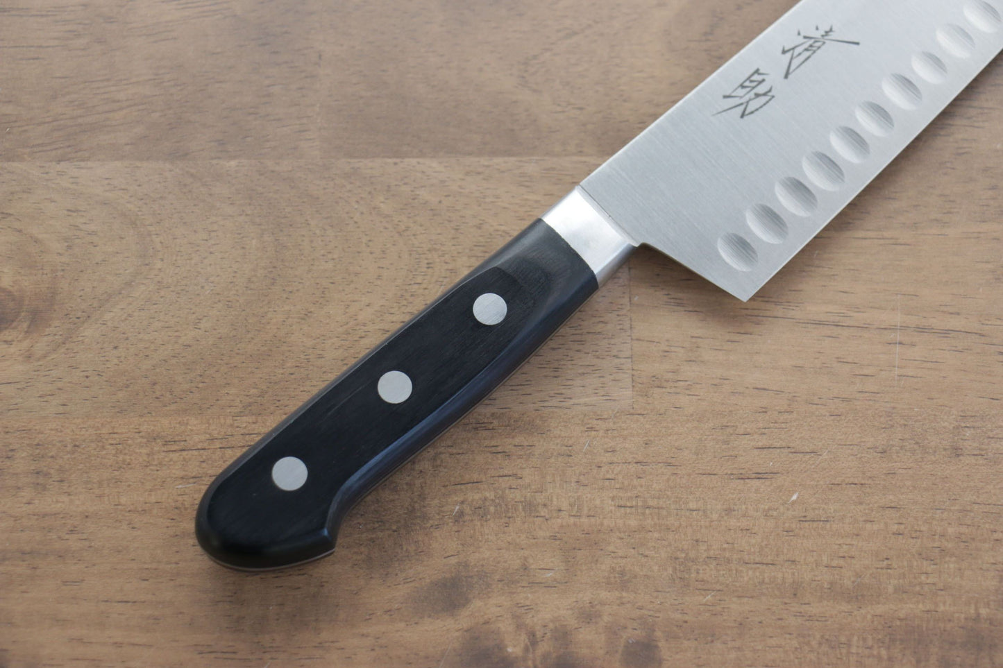 清助 スウェーデン鋼 牛刀サーモン 240mm 黒合板柄 - 清助刃物