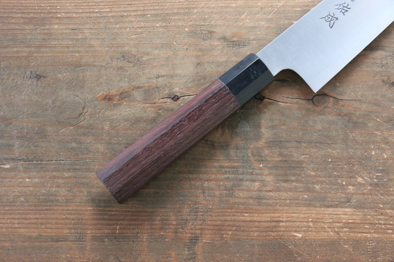 佑成 青スーパー鋼 牛刀包丁  210mm 紫檀柄 - 清助刃物