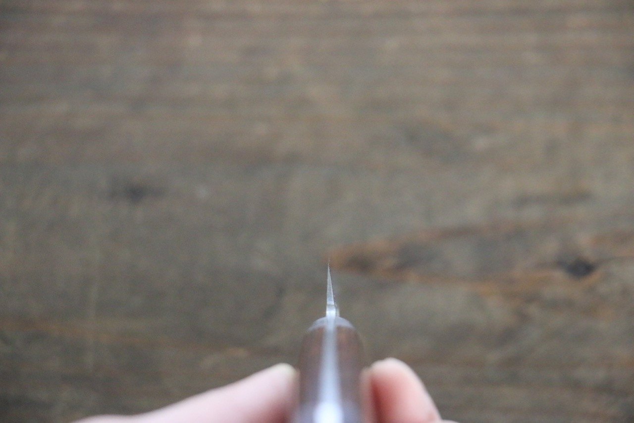 堺 孝行 V金10号 17層ダマスカス ペティーナイフ 80mm - 清助刃物