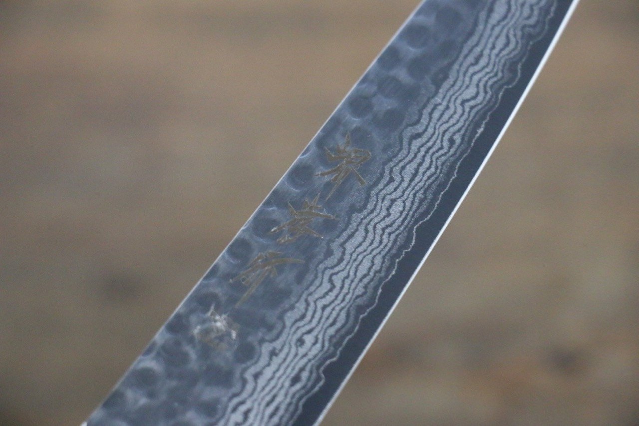 堺 孝行 V金10号 17層ダマスカス ペティーナイフ 135mm - 清助刃物
