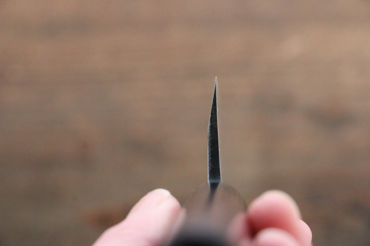 北岡 英雄 青ニ鋼 骨スキ包丁 150mm 紫檀柄 - 清助刃物