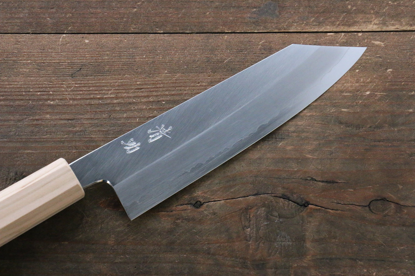 清助 銀三鋼 文化包丁 165mm 桜柄 - 清助刃物