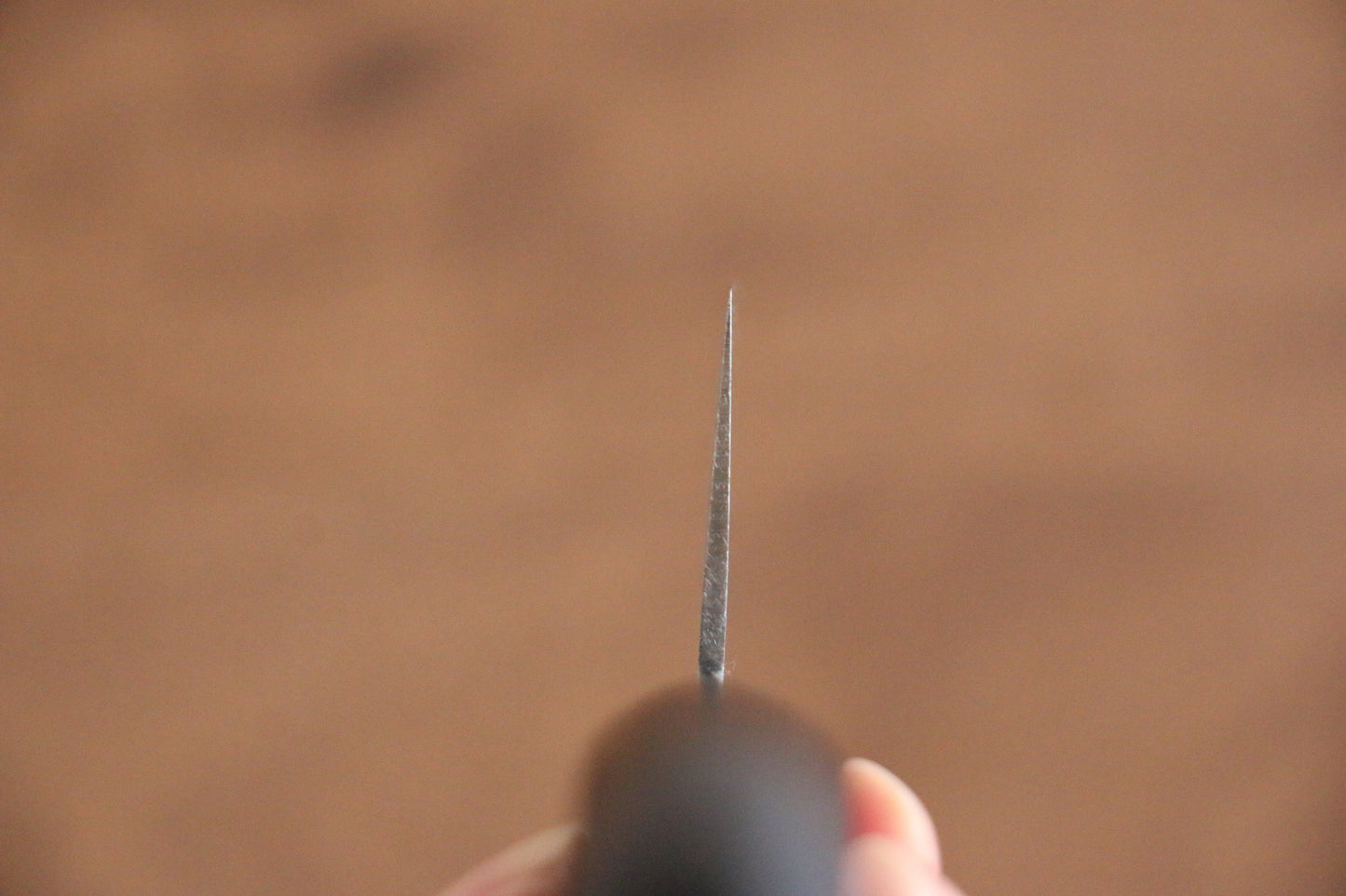 清助 鏡 AUS10 鏡面仕上げ ダマスカス 三徳包丁 170mm 黒合板柄 - 清助刃物