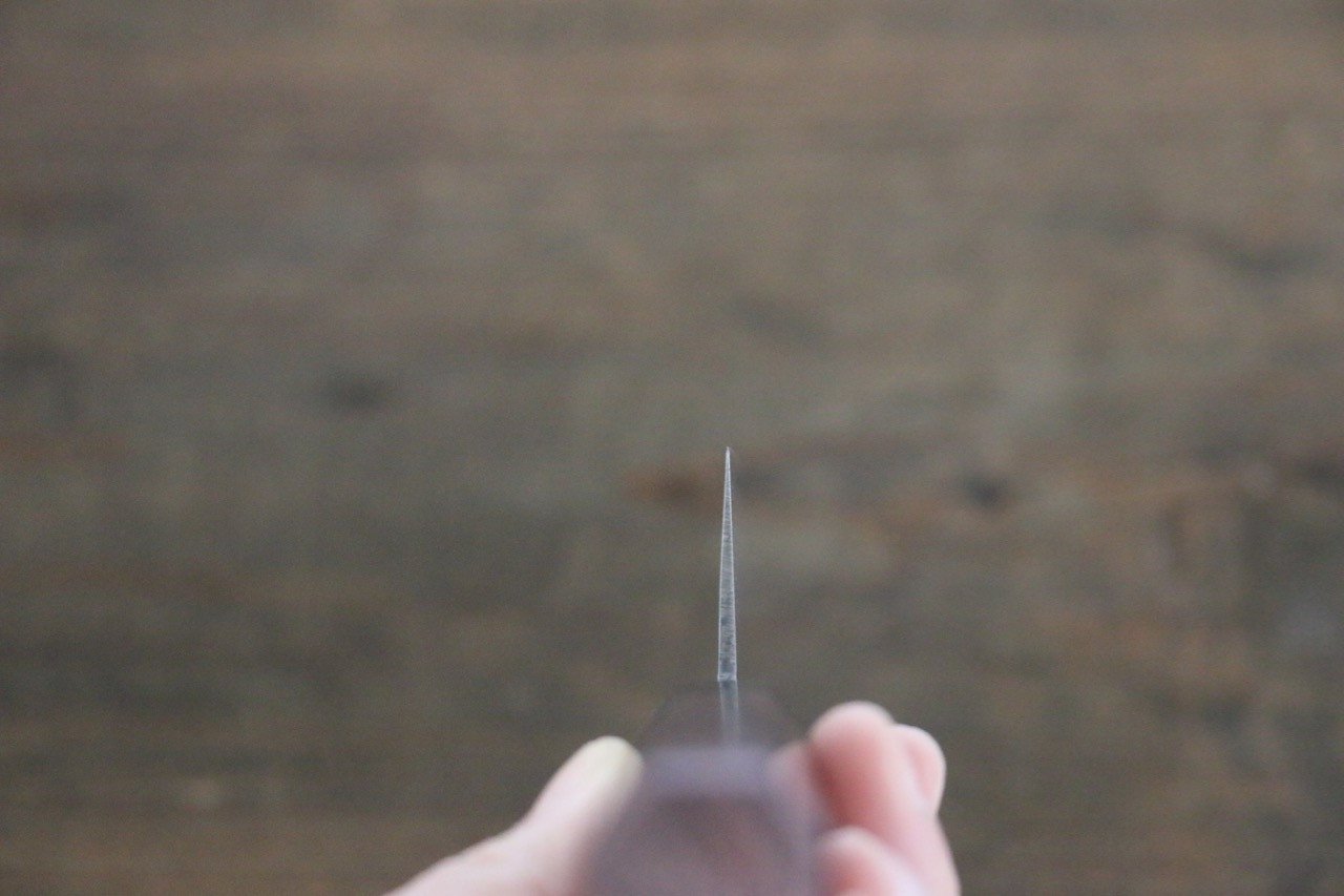 清助 AUS10 三徳包丁 180mm 紫檀柄 - 清助刃物