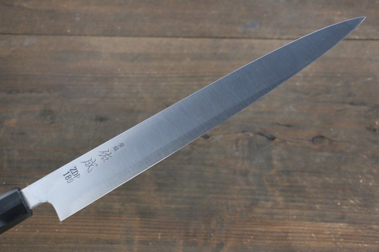 佑成 ZDP189 3層 筋引包丁 270mm 紫檀柄 - 清助刃物