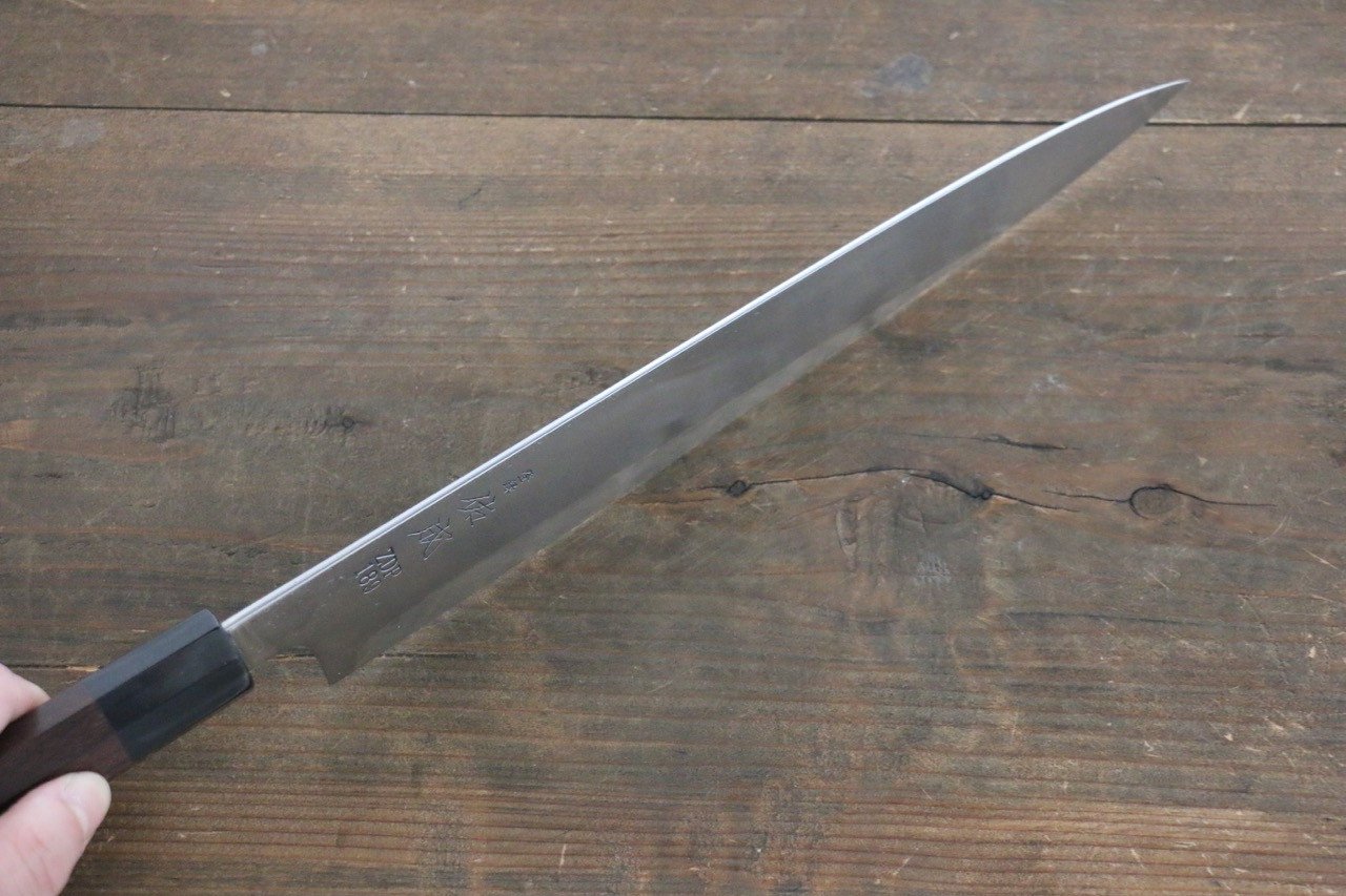 佑成 ZDP189 3層 筋引包丁 270mm 紫檀柄 - 清助刃物