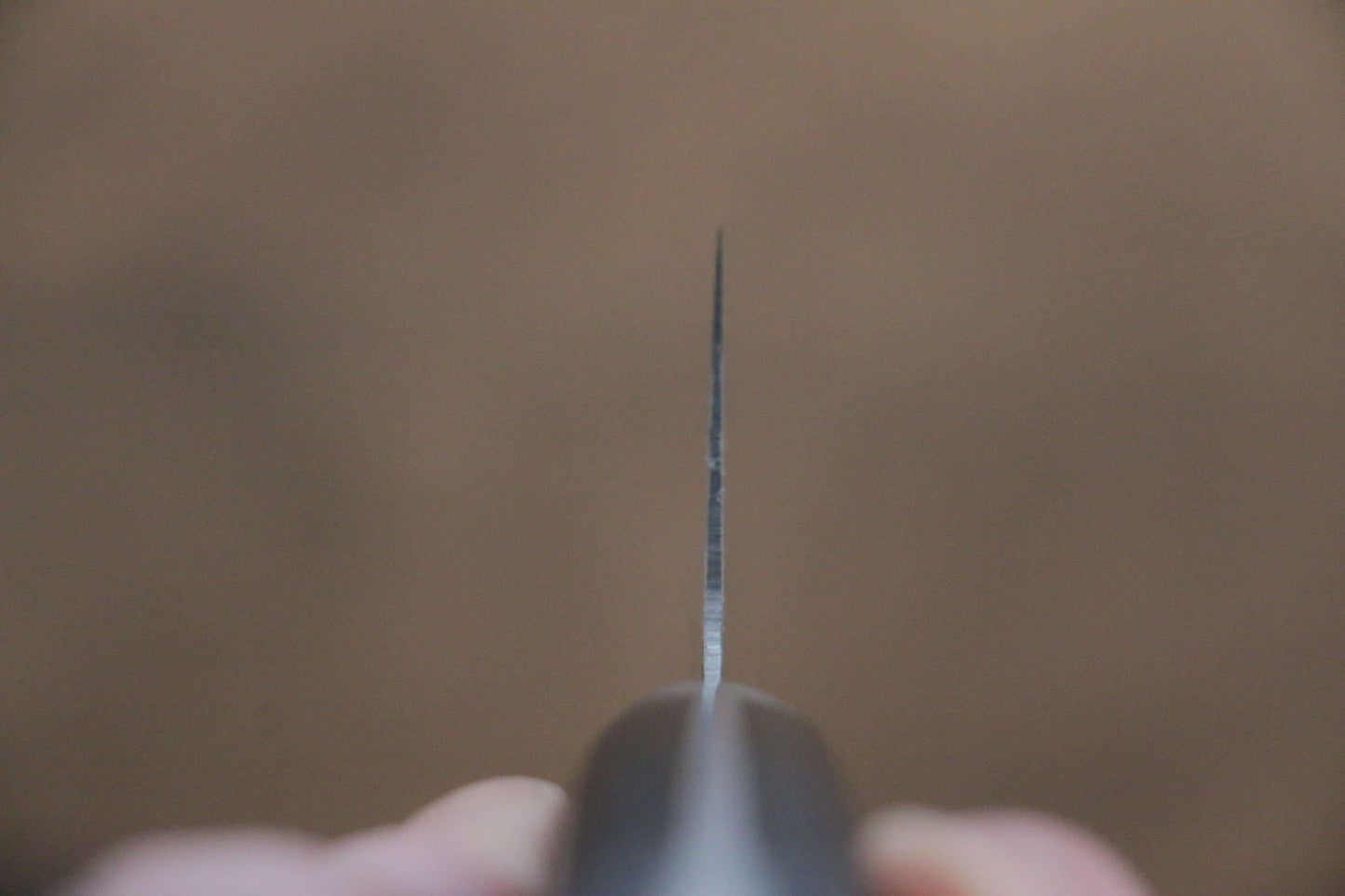 堺 孝行 コアレス ダマスカス 剣型三徳包丁 160mm 黒マイカルタ柄 - 清助刃物