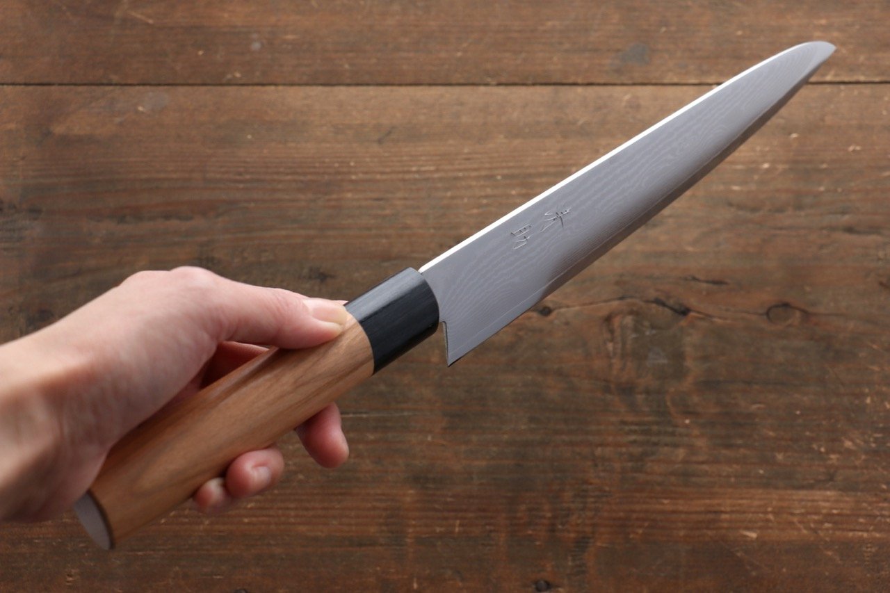 清助 V金10号 63層ダマスカス 牛刀包丁 210mm 桜柄 - 清助刃物