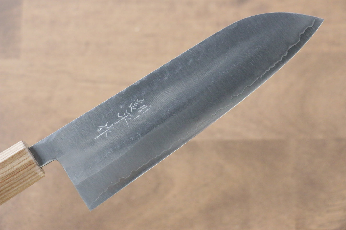 訓平 V金1号 鎚目 三徳包丁 170mm エンジュ柄 - 清助刃物
