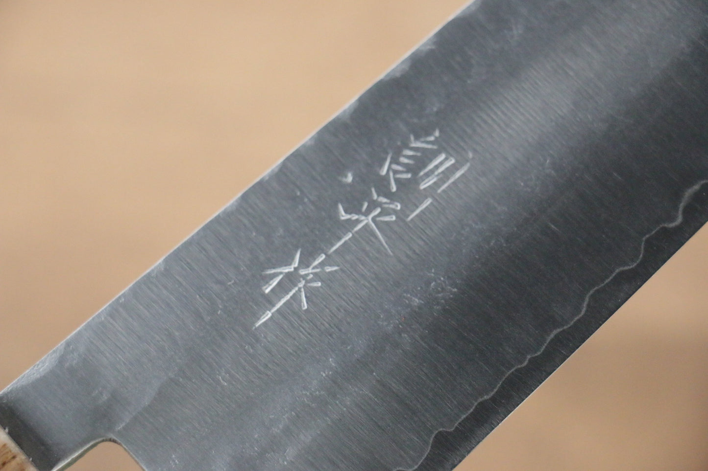 訓平 V金1号 鎚目 三徳包丁 170mm エンジュ柄 - 清助刃物