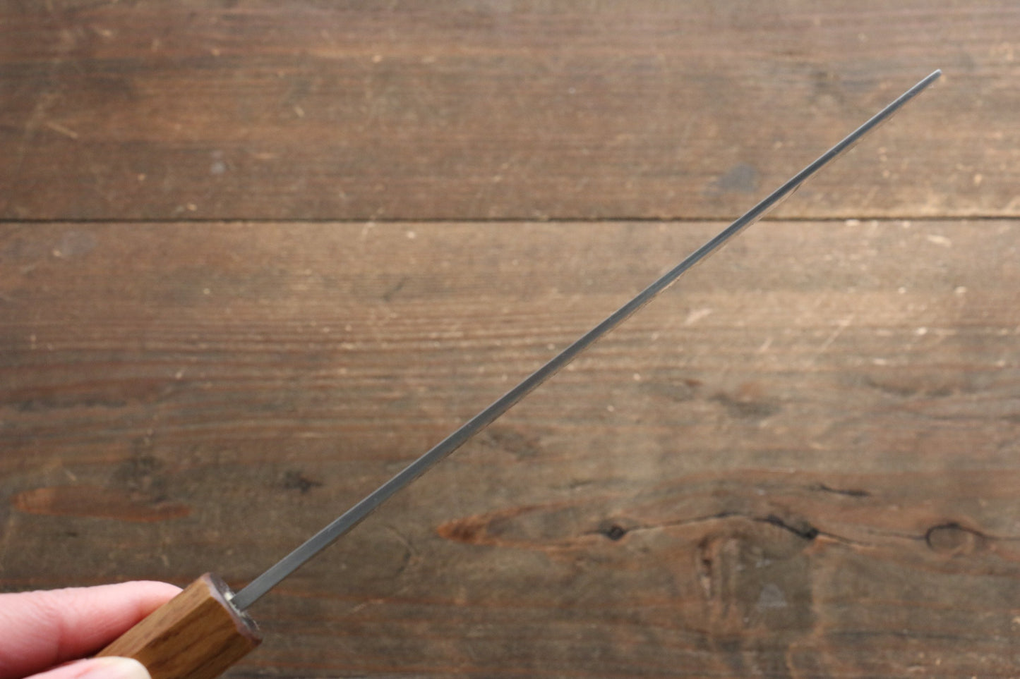 清助 SLD鋼 49層ダマスカス 菜切包丁 165mm 樫柄 - 清助刃物