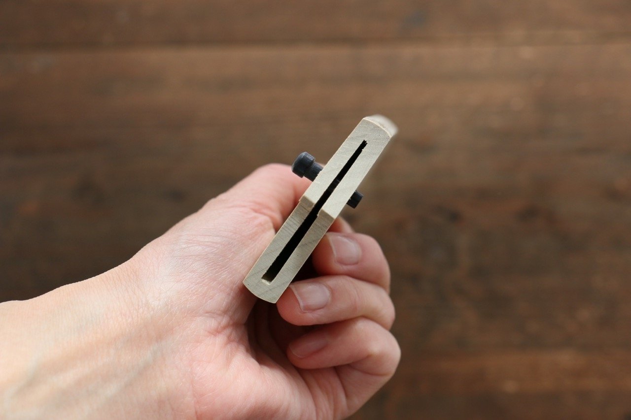 朴鞘 筋引き包丁用 黒合板ピン付き 300mm - 清助刃物