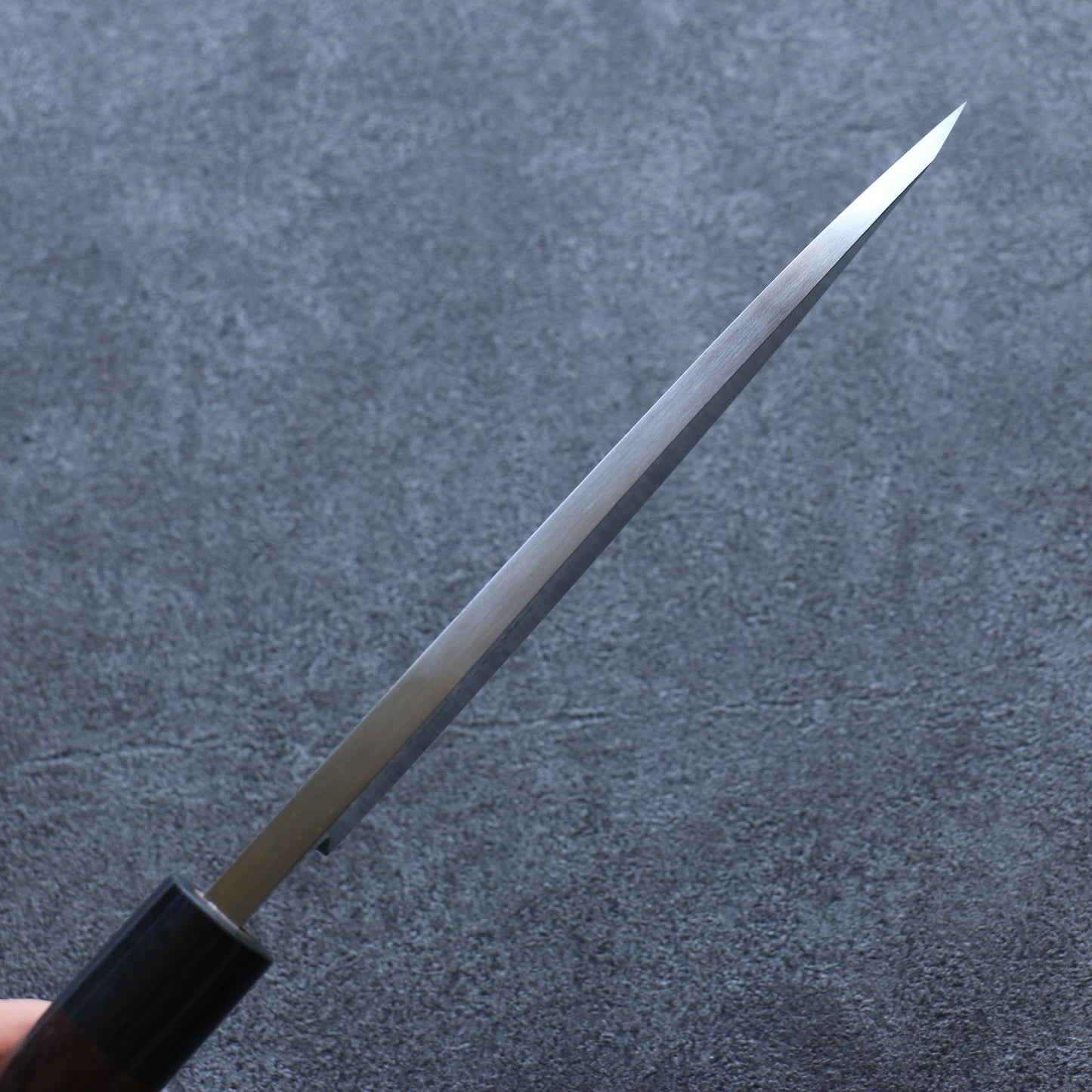清助 青紙 霞研 出刃包丁 180mm 紫檀柄 - 清助刃物