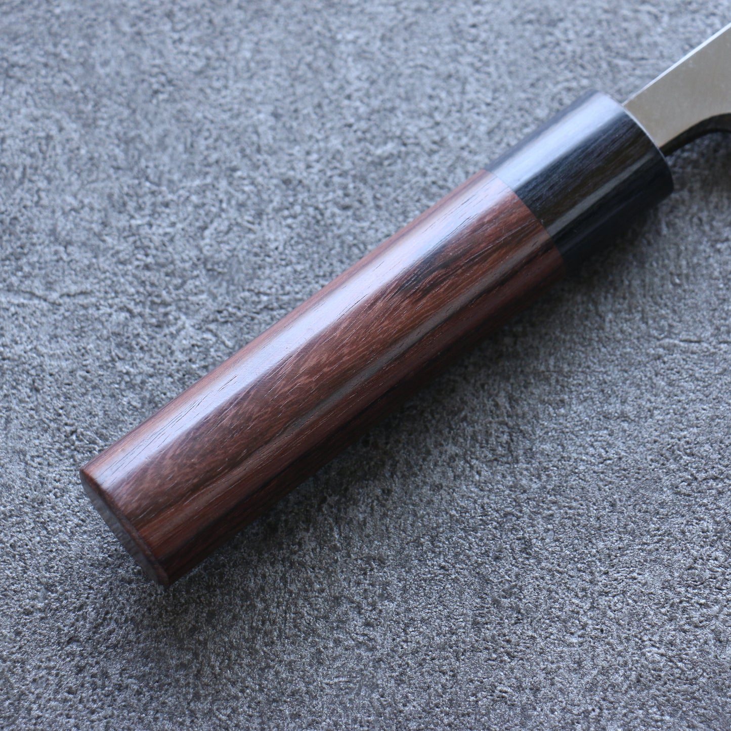 清助 青紙 霞研 出刃包丁 150mm 紫檀柄 - 清助刃物
