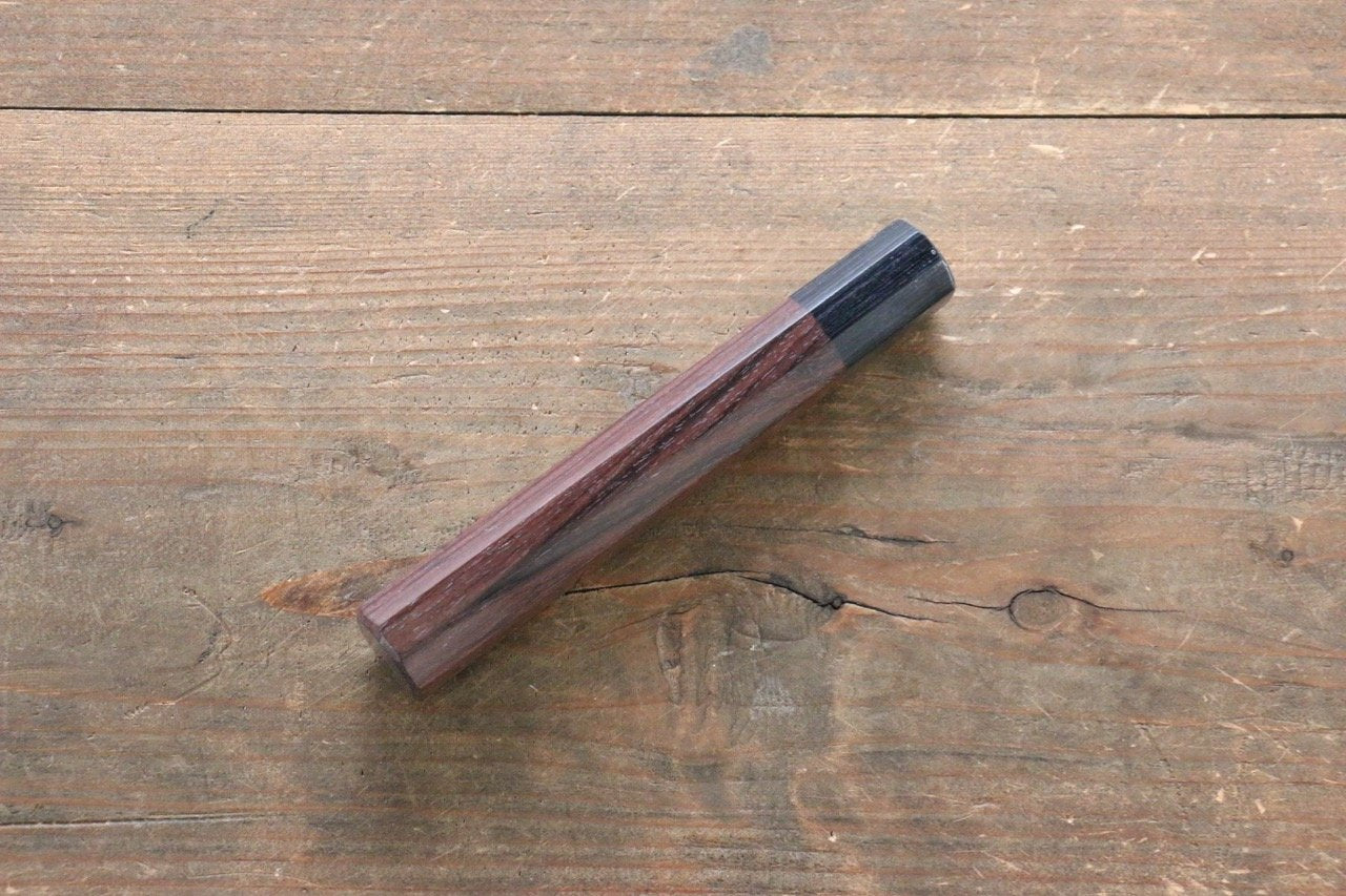 Octagonal Shitan Handle for Gyuto Knife 180mm - 清助刃物