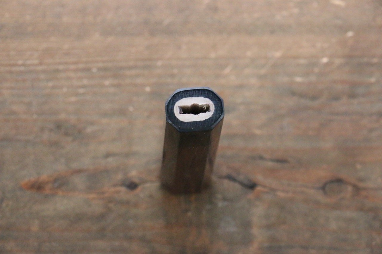 Octagonal Shitan Handle for Gyuto Knife 180mm - 清助刃物